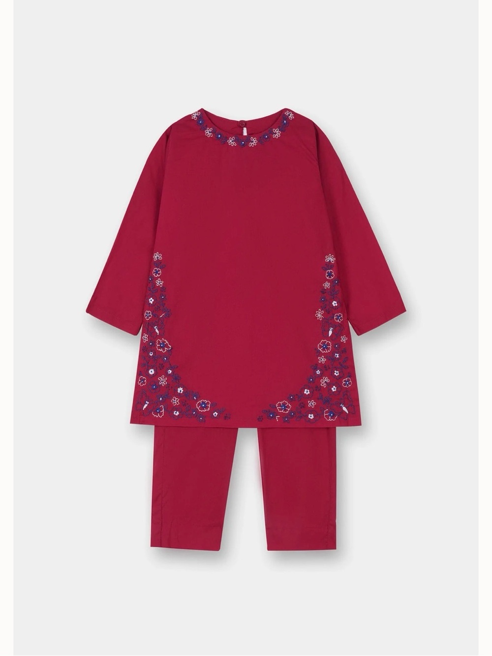 baby girl new born to 3 months handworked shirt and trouser